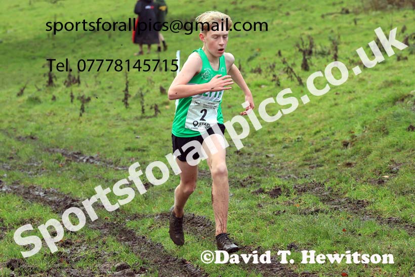 Boys under-15s 2023 NECAA Cross Country Relays, Thornley Hall Farm, Peterlee, County Durham. Photo: David T. Hewitson/Sports for All Pics